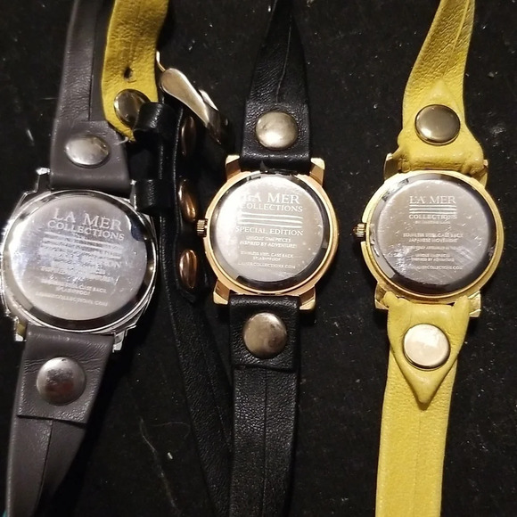 Lot of 3 Vintage La Mer Special Edition Watches - Picture 3 of 4